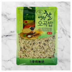 6154-1 산마루 영양찰 오곡밥 국내산 100% (500g) 1+1 할인